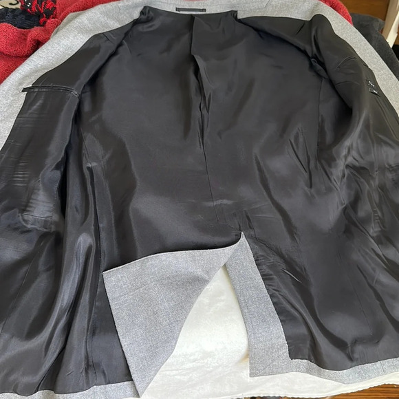 THEORY Virgin Wool Blazer Sport Coat Dilano M Delegation Gray Two Button, 42R - Picture 12 of 16